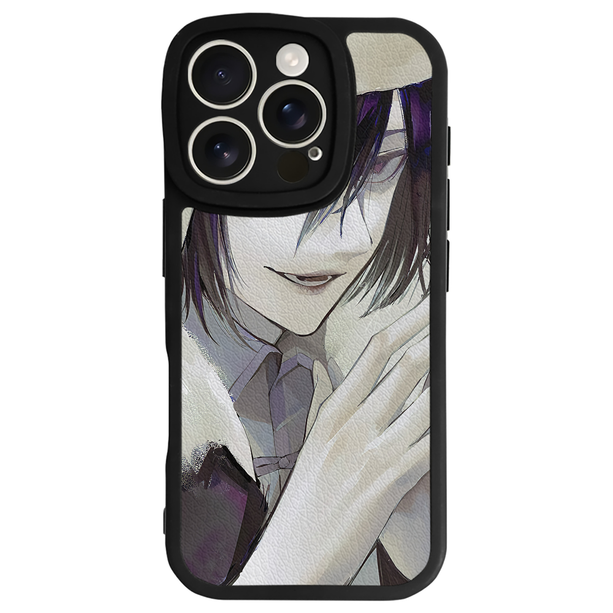 （画像用） 文豪ストレイドッグス Bungo Stray Dogs 【iPhone 16シリーズ対応】シリコンスマホケース（レザー調） 材質：シリコン
